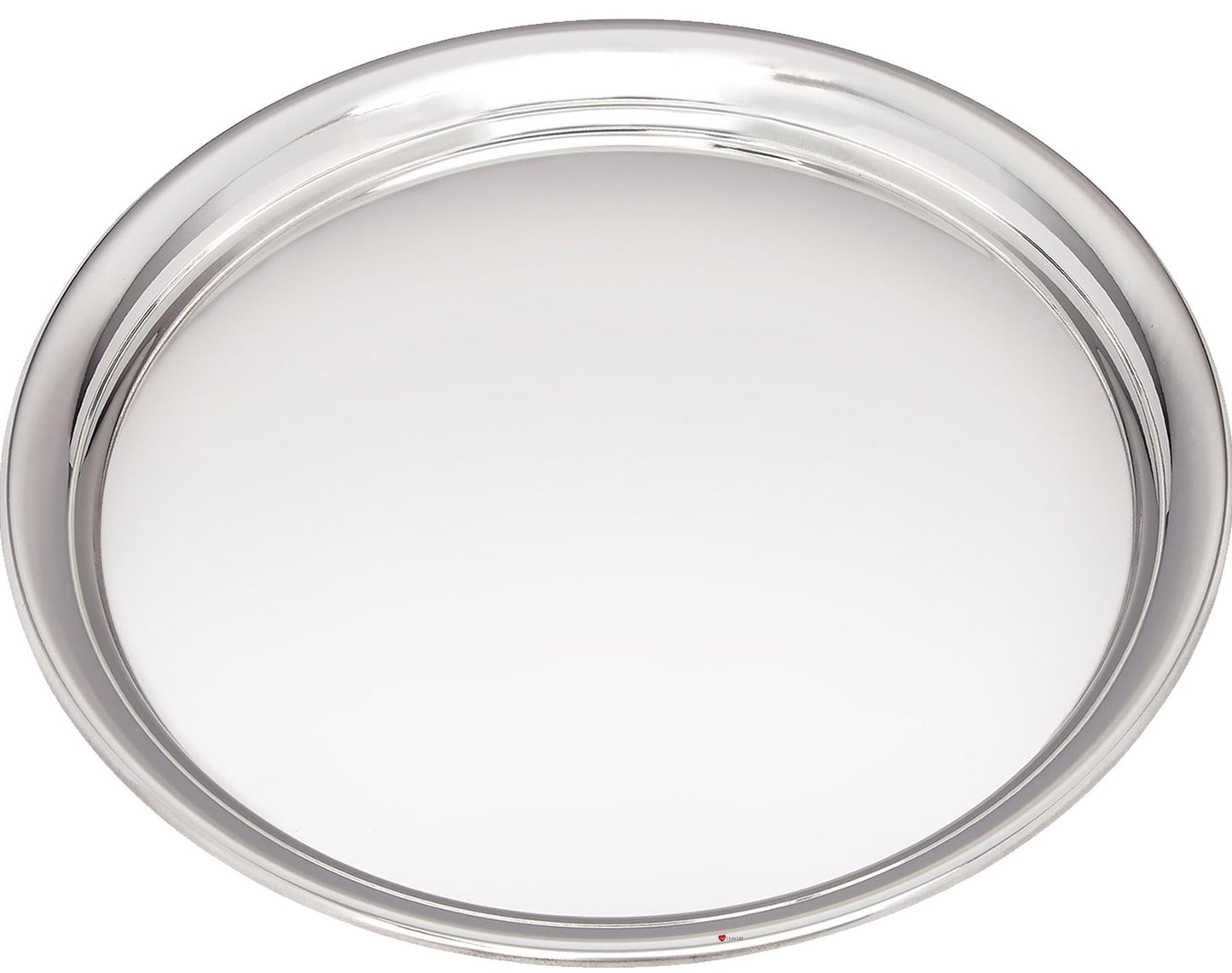 Medium Round Pewter Tray Salver 240mm Wide Bright Polished Perfect for Engraving