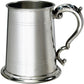 Pewter Tankard 1 Pint Plain Double Lines Antique Style Perfect for Engraving