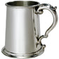 Pewter Tankard 1 Pint Plain Tapered Antique Style Handle Perfect for Engraving