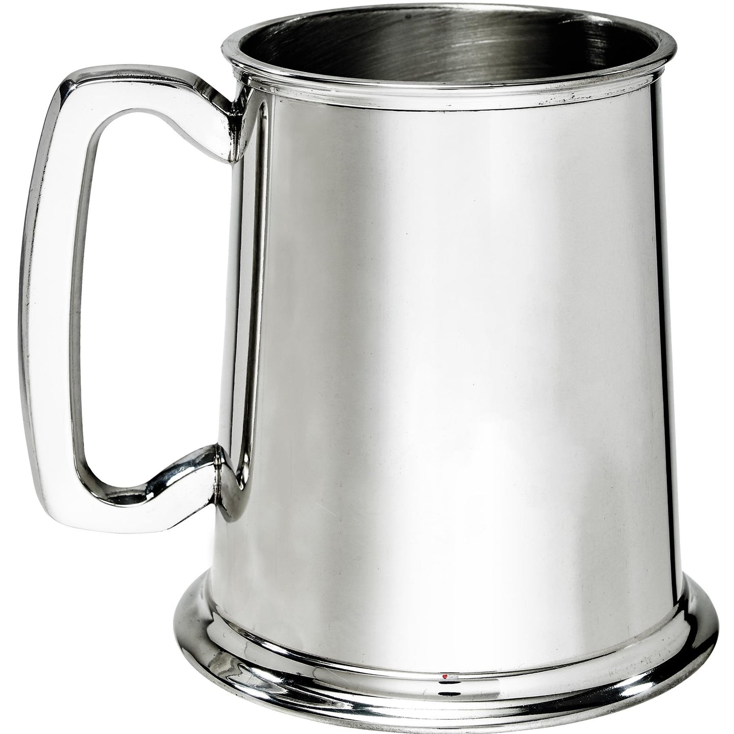 Pewter Tankard 1 Pint with DAD Ornately Embossed Perfect for Engraving