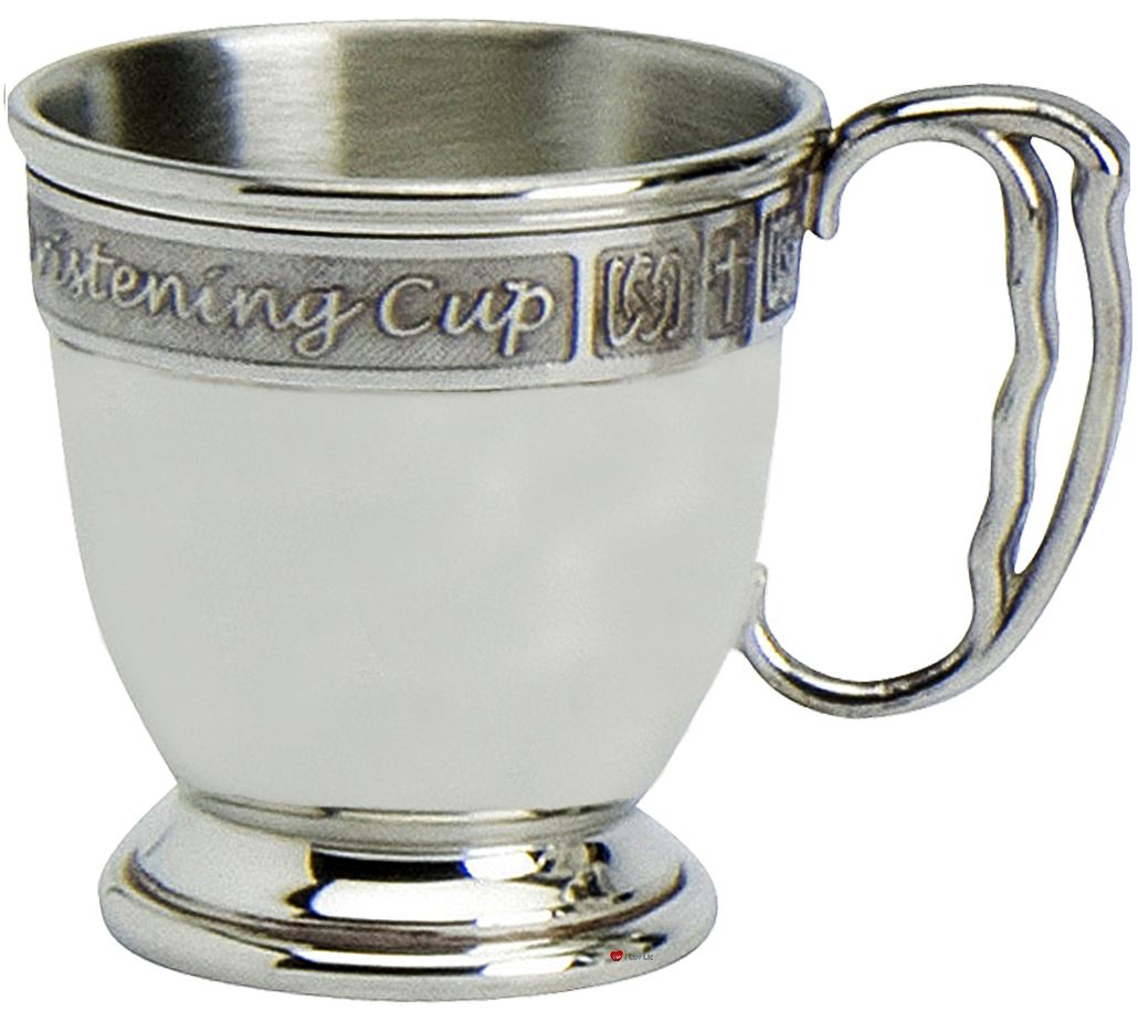 Ideal Christening Gift Pewter Tankard Cup Christening Wording Band Keepsake