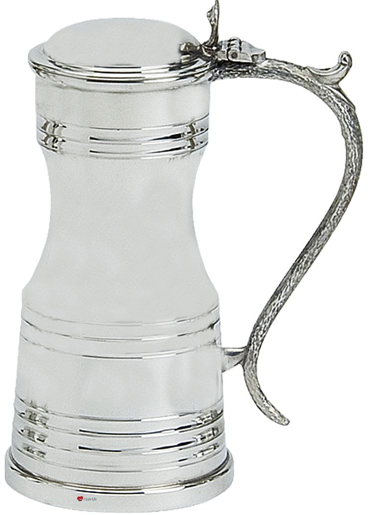 Traditional Scottish Tankard 0.75pt Tappit Hen Lid Ideal For Engraving Pewter