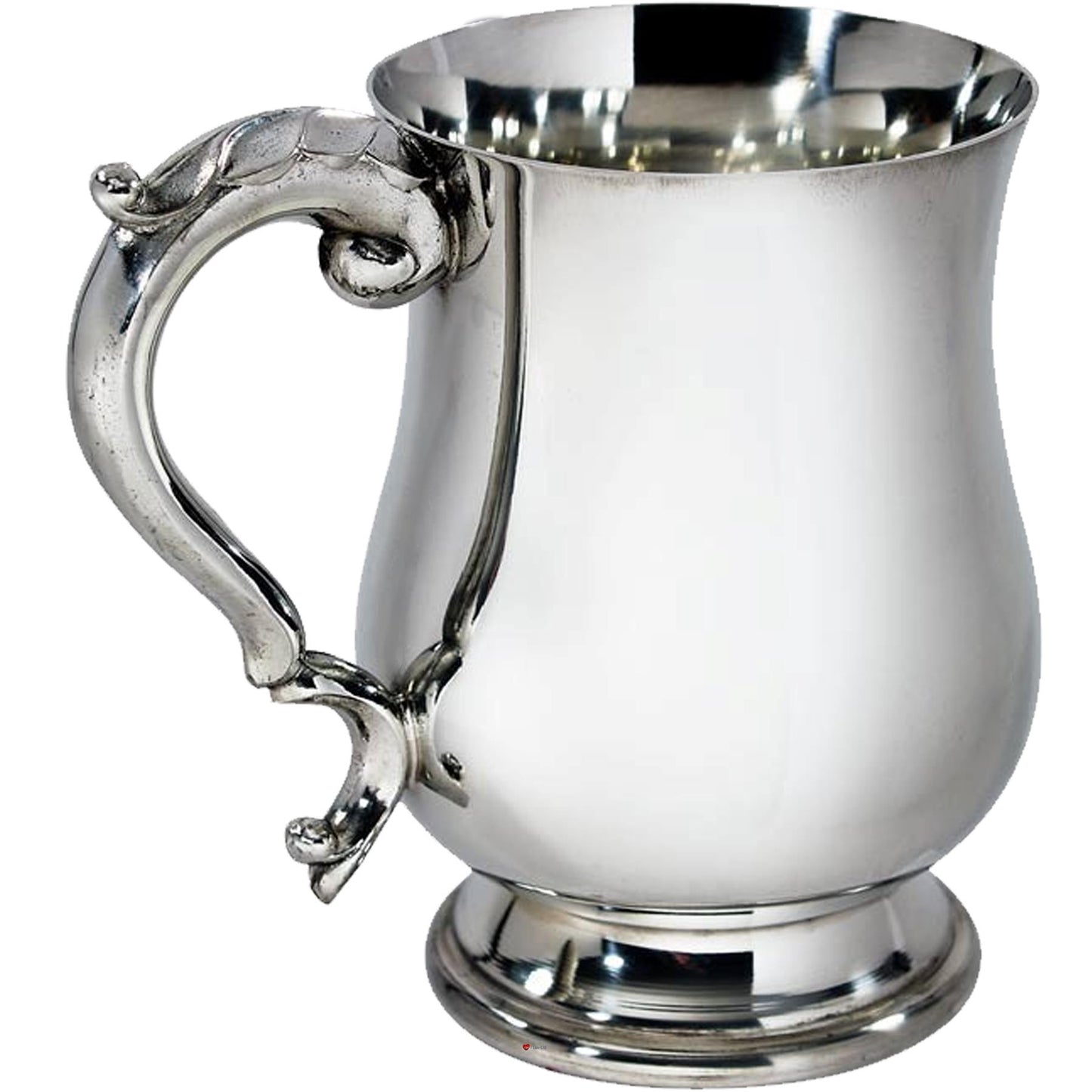 Pewter Tankard 1 Pint Georgian Heavy Gauge and Touchmark Perfect for Engraving