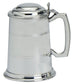 Pewter Tankard With Lid Handmade 1pt Double Lined Engravable Fine English Pewter