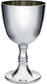 Pewter White Wine Goblet 300ml Bright Polished Finish Perfect for Engraving