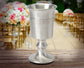 370ml Satin Finish Pewter Chalice with Celtic Banding Great Gift