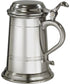 Pewter Extra Heavy Lidded Tankard 1 Pint Balmoral Style Perfect for Engraving