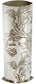 Medium 9 inch Pewter Vase Embossed all over with Acanthus Pattern Bright Finish