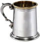 Tankard Half Pint Celtic Gold Brass Georgian Style Handle Perfect for Engraving