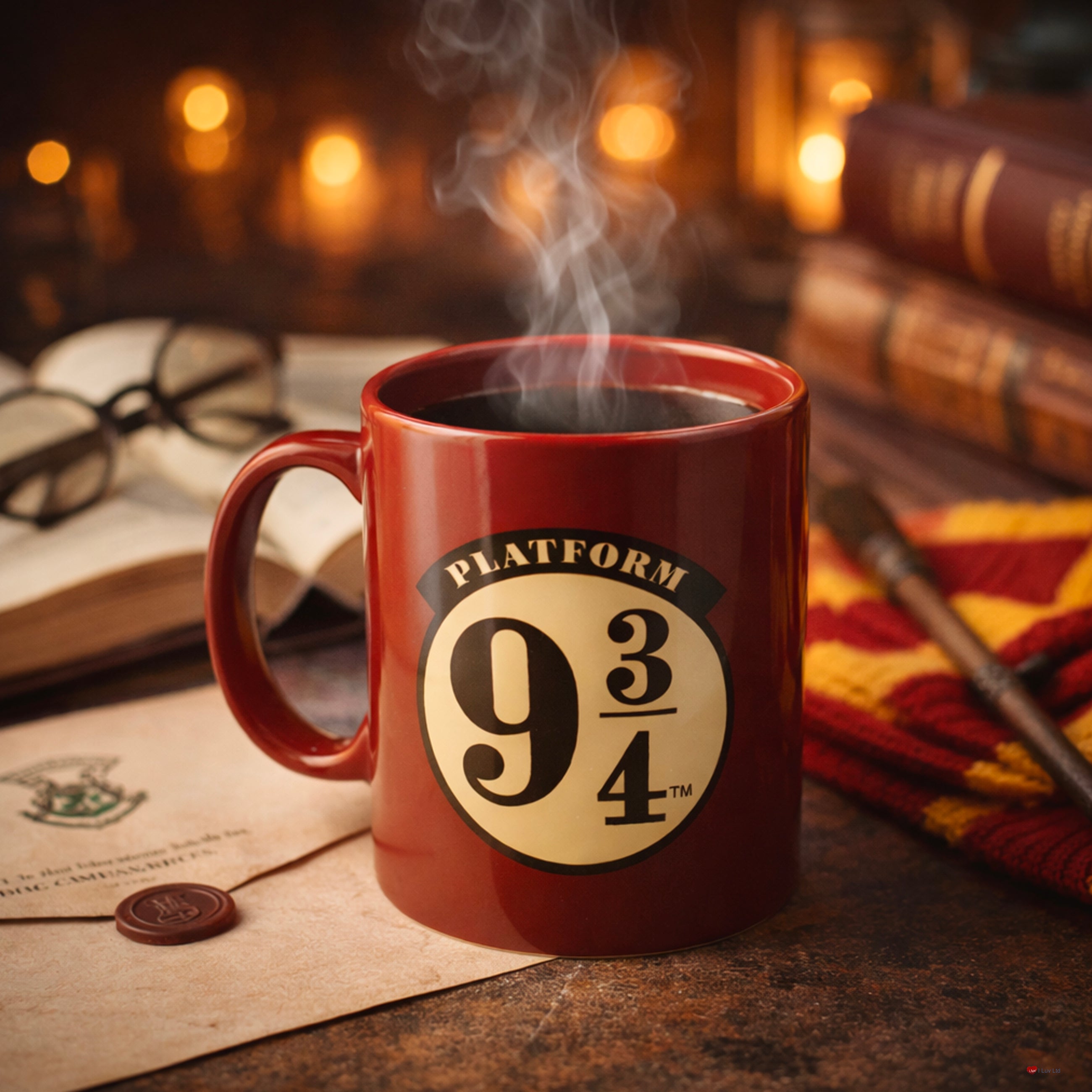 Harry Potter Platform 9 3/4 Mug and Socks Gift Set – Hogwarts Express Coffee Mug & Socks Set
