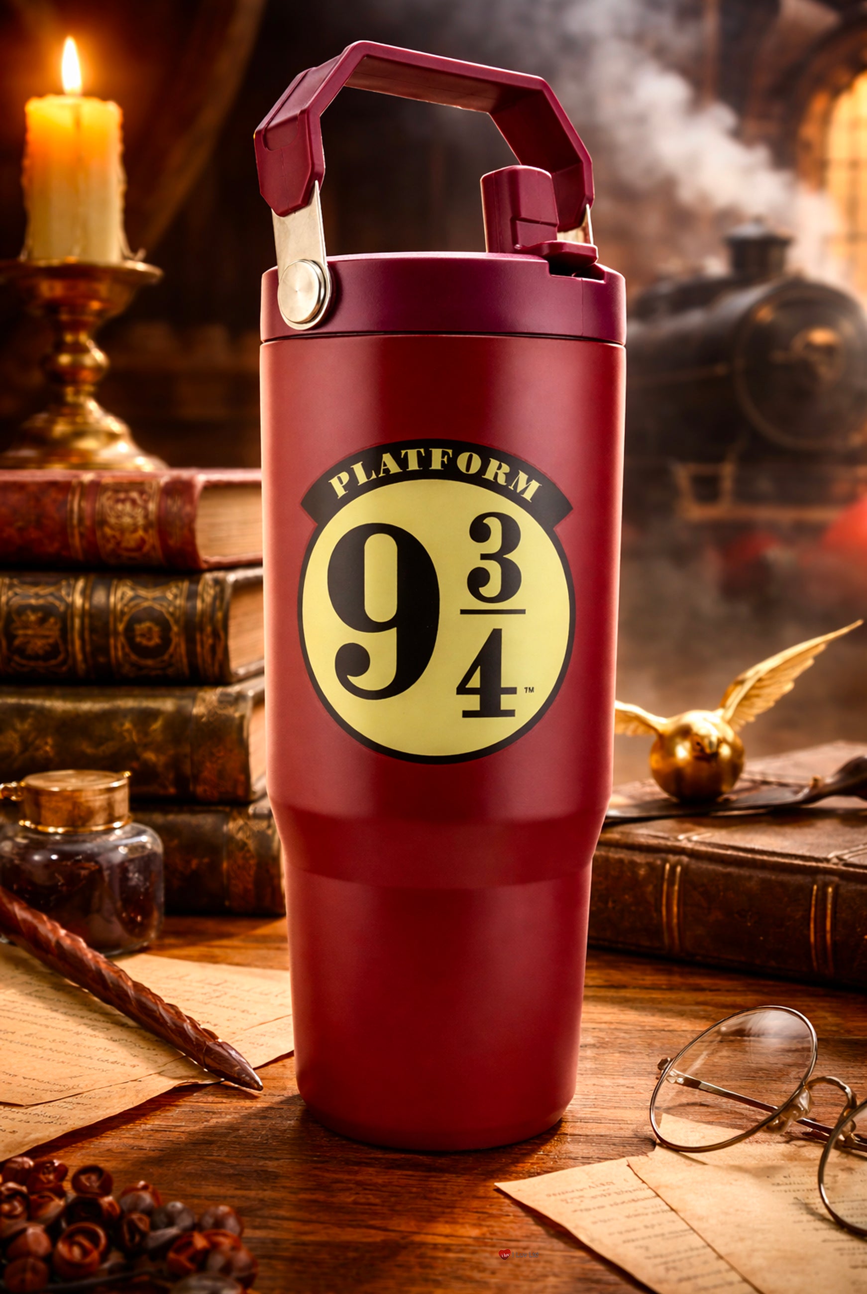 Harry Potter Platform 9 3/4 30 oz Tumbler Bottle – Hogwarts Express Travel Drink Bottle