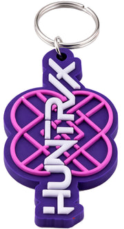 K-Pop Demon Hunters Huntrix Logo PVC Keychain – Symbol Keyring Fan Collectible Accessory
