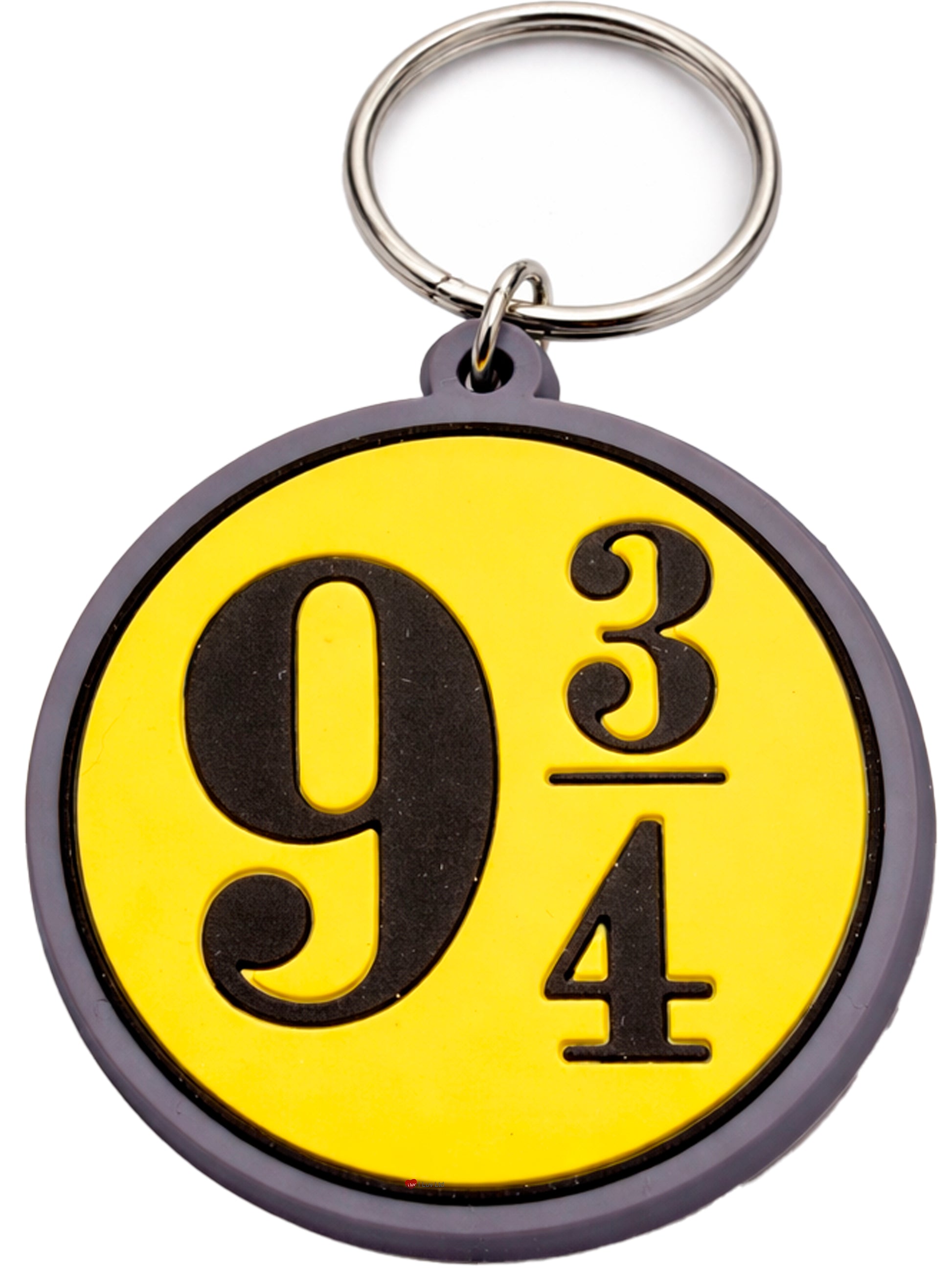 Harry Potter Platform 9 3/4 PVC Keychain – Hogwarts Express Rubber Keyring Platform 9¾ Collectible Charm