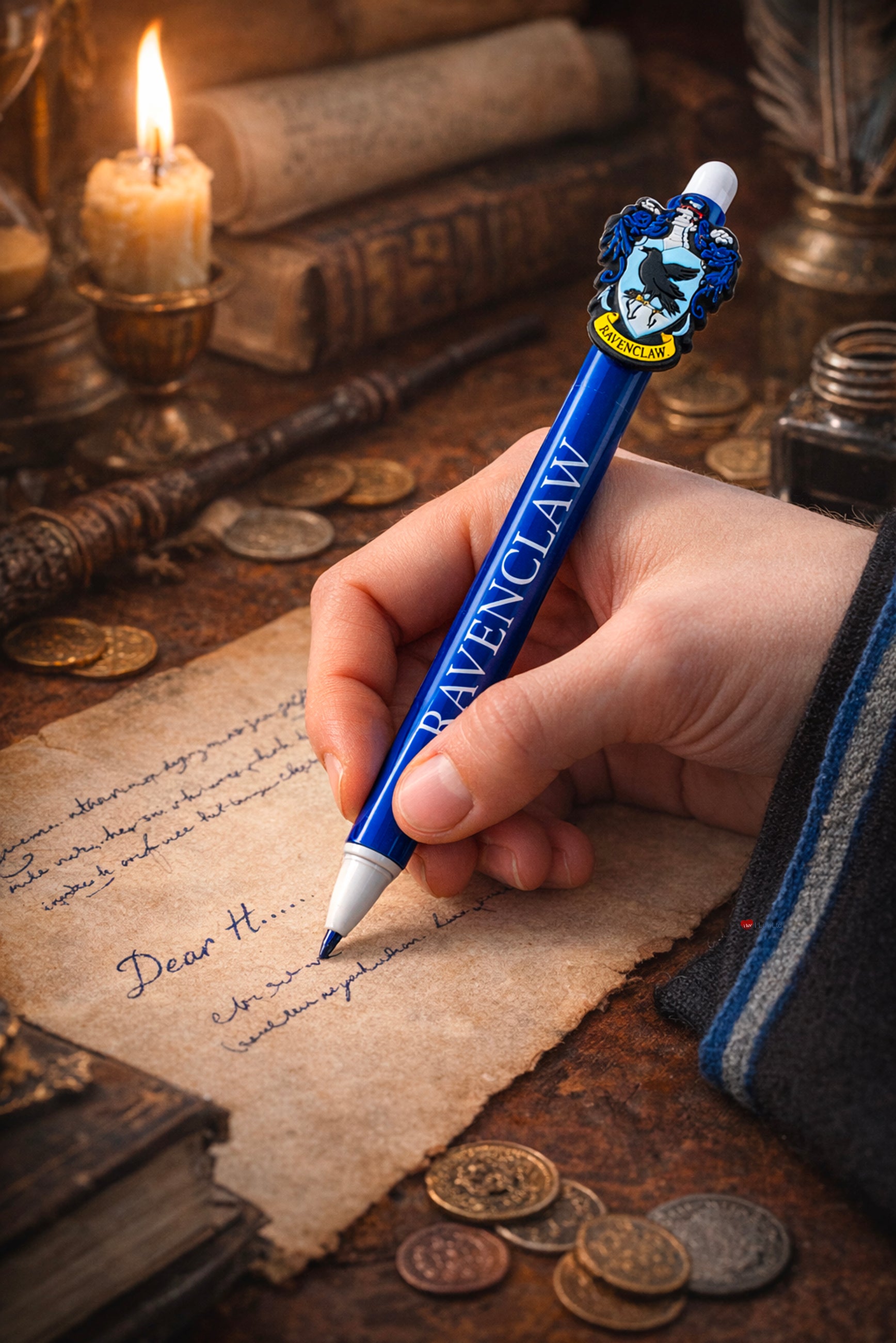 Harry Potter Hogwarts Houses Erasable Gel Pen Set of 5 – Red Gryffindor Black Hogwarts Yellow Hufflepuff Blue Ravenclaw Green Slytherin