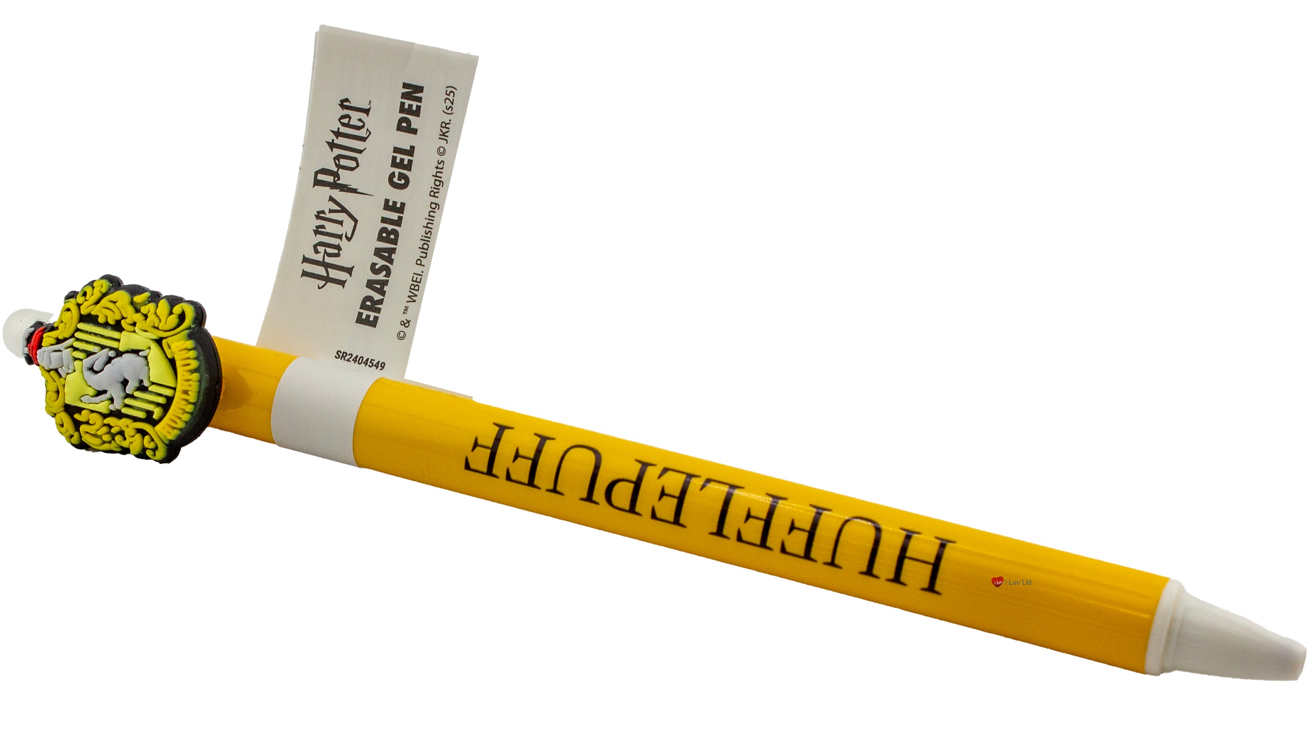 Harry Potter Hogwarts Houses Erasable Gel Pen – Yellow Pen Hufflepuff House
