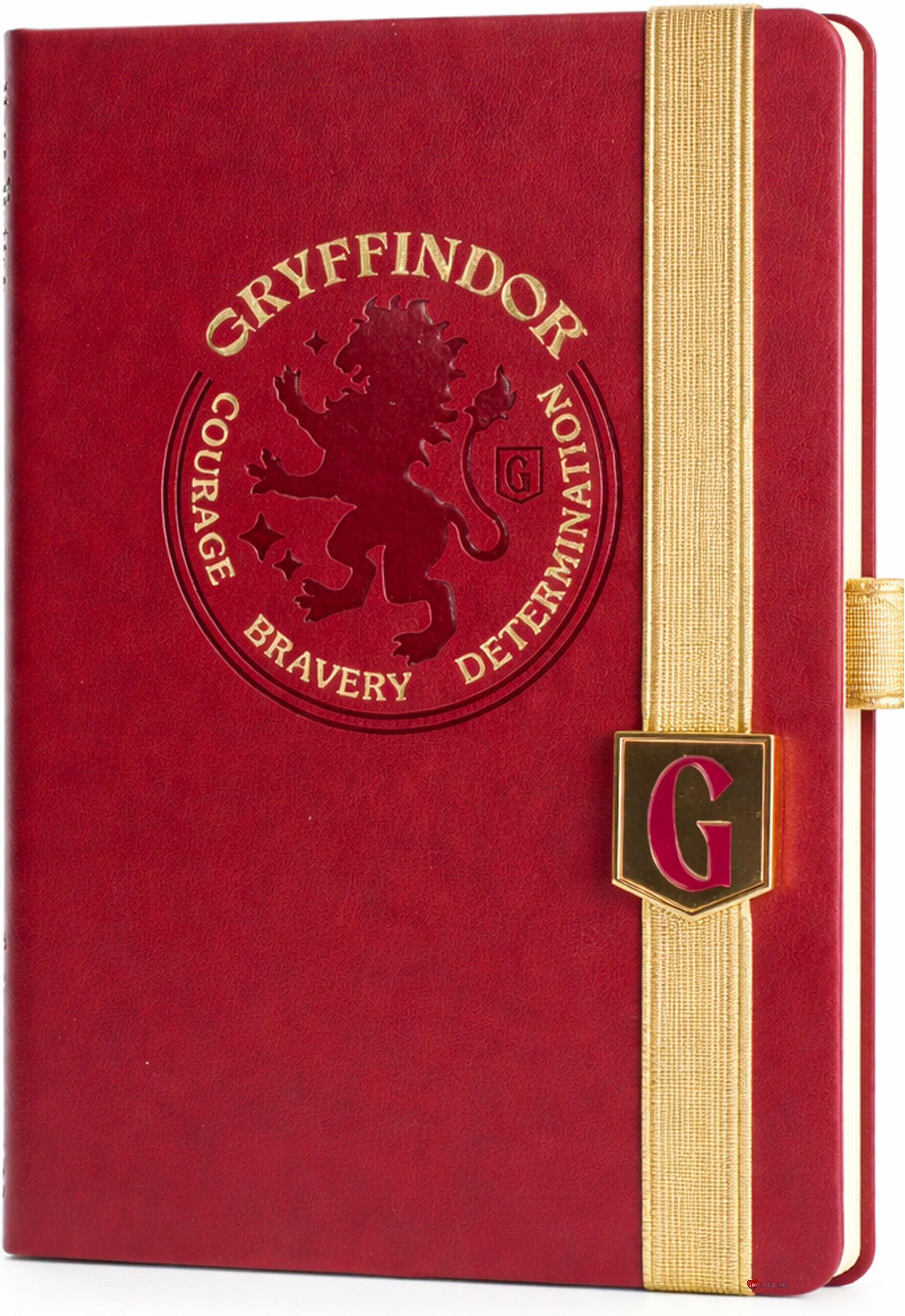 Harry Potter Gryffindor Red Luxe Notebook 192 Pages – Hogwarts House Journal Premium Gryffindor Stationery