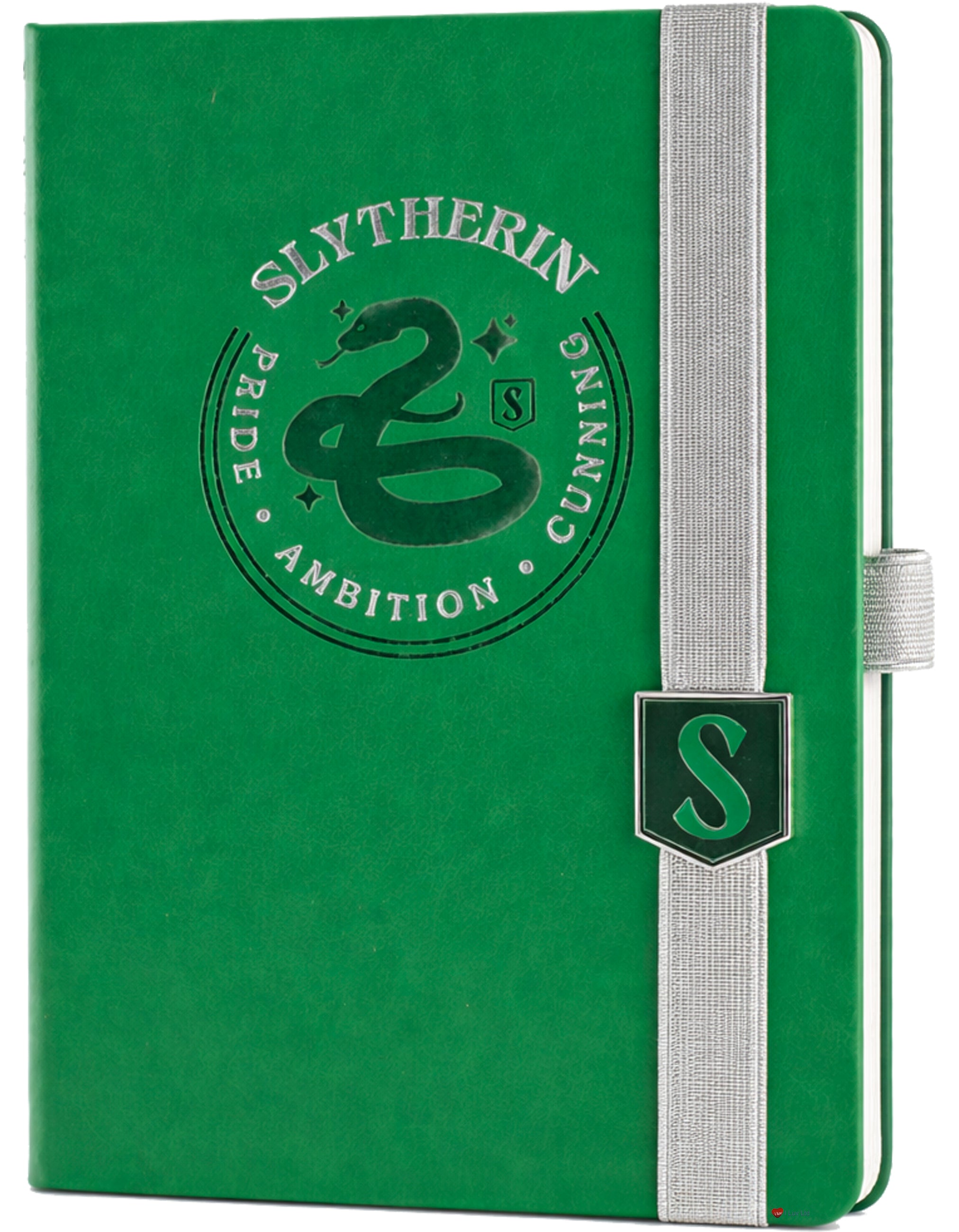 Harry Potter Slytherin Green Luxe Notebook 192 Pages – Hogwarts House Journal Premium Slytherin Stationery