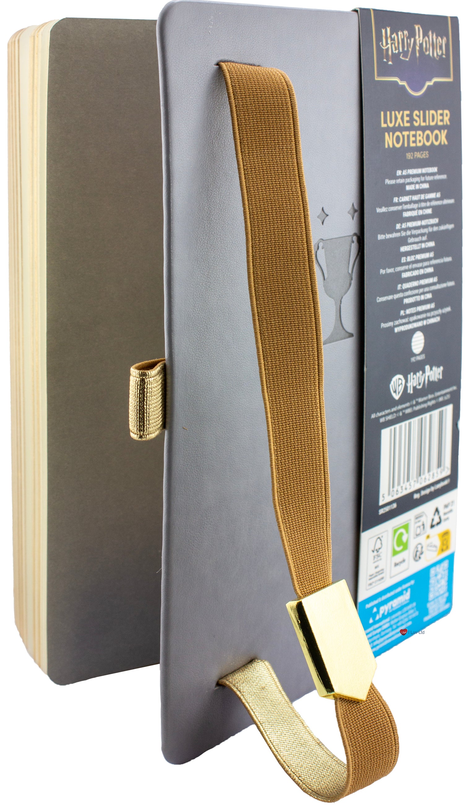 Harry Potter Hufflepuff White Notebook 192 Pages – Hogwarts House Journal Premium Hufflepuff Stationery
