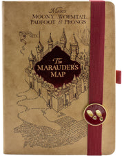 Harry Potter Marauders Map Notebook 192 Pages – Hogwarts Journal Stationery Writing Book