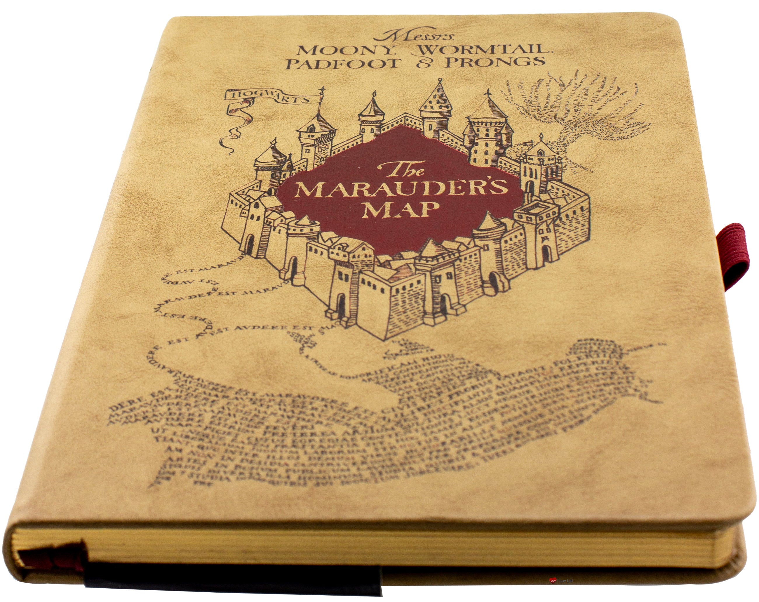 Harry Potter Marauders Map Notebook 192 Pages – Hogwarts Journal Stationery Writing Book