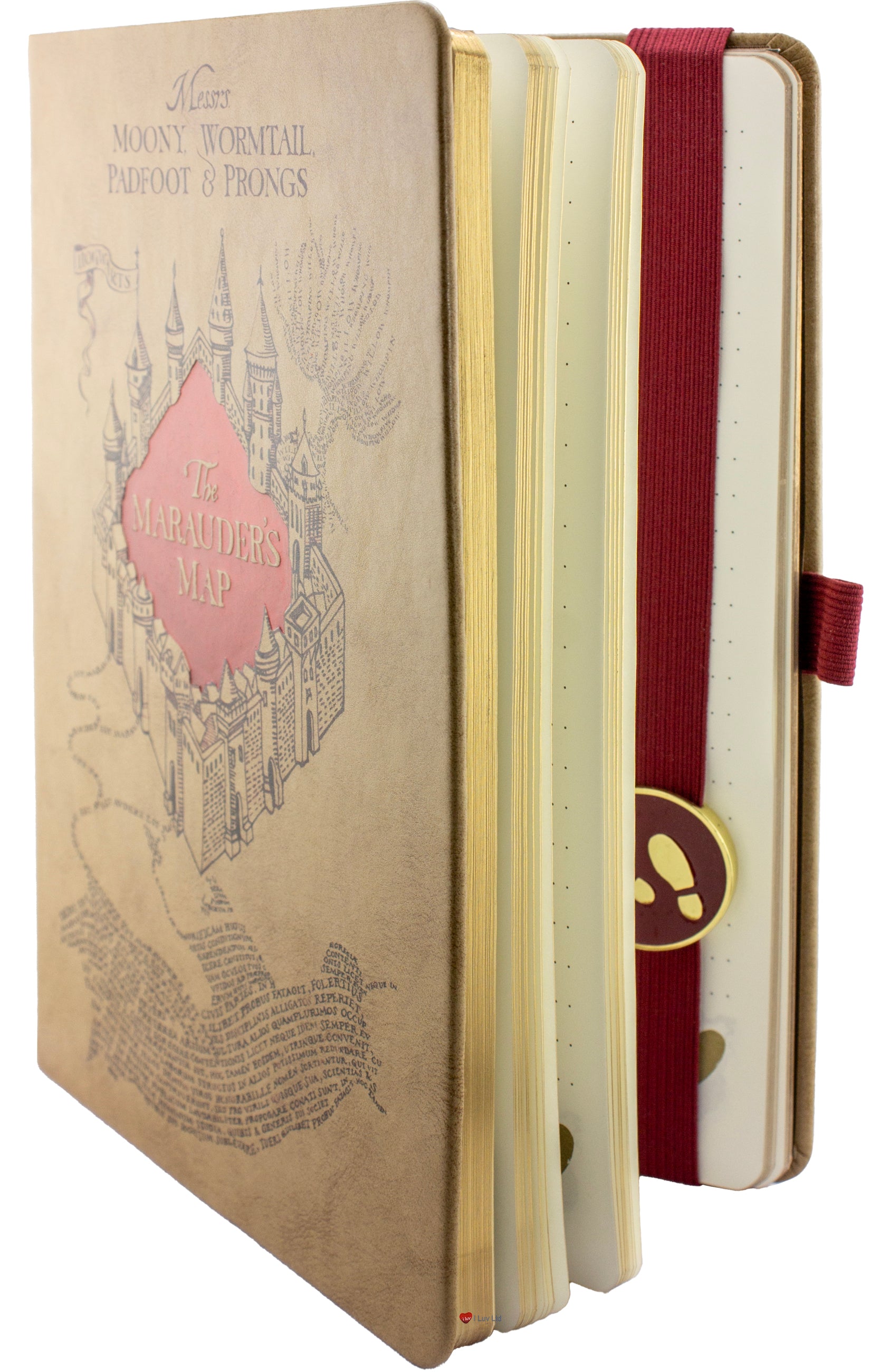 Harry Potter Marauders Map Notebook 192 Pages – Hogwarts Journal Stationery Writing Book
