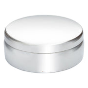 6cm Trinket Box Round Plain Pewter Lid and Base Bright Perfect for Engraving