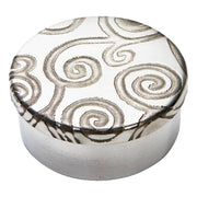 Pewter Trinket Box with Tree of Life Design Perfect for Engraving