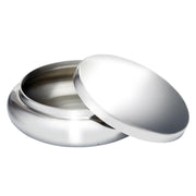 Georgian Plain Pewter Trinket Box Bright Polished Finish Perfect for Engraving