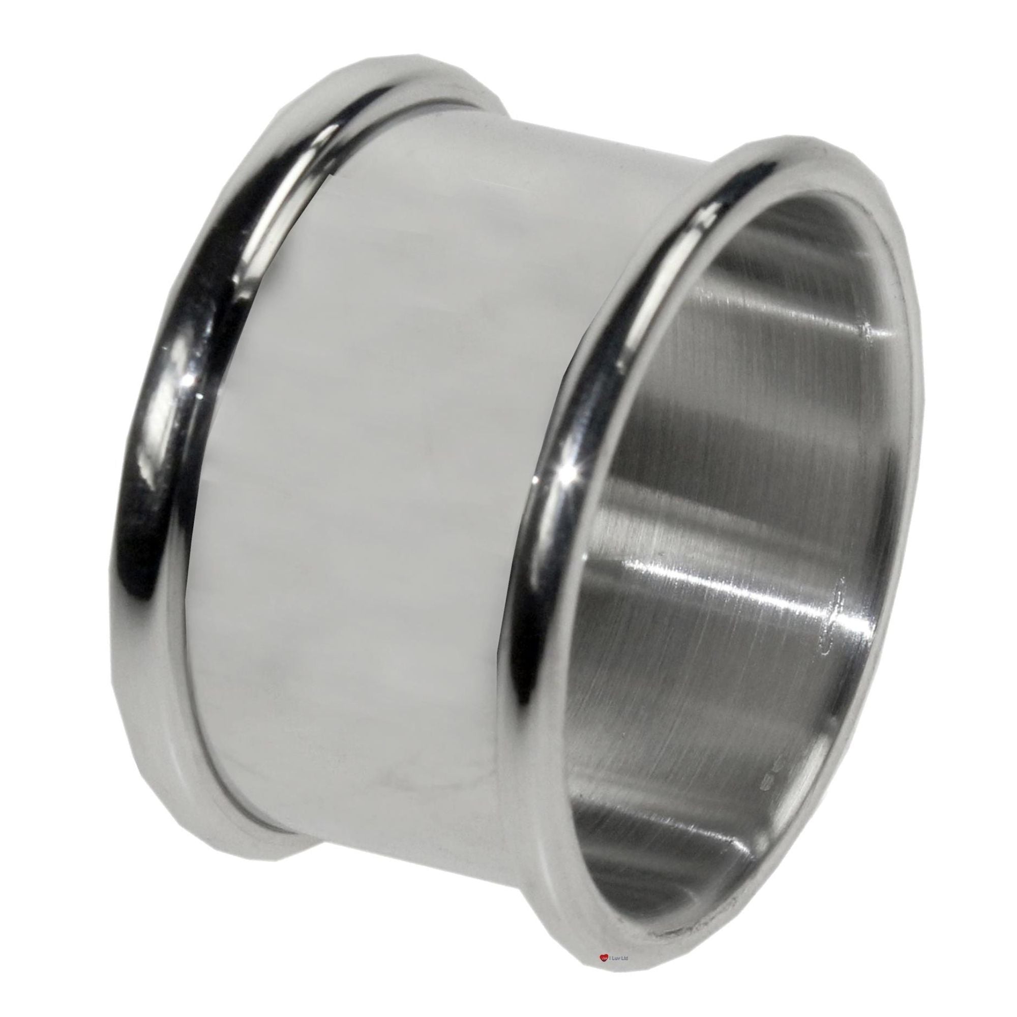 Napkin Ring Made from Spun Pewter Bright Polished Finish Perfect for Engraving