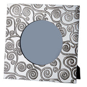 Pewter Single Photo Frame 4 x 4 Inch Tree of Life Pattern Perfect for Engraving