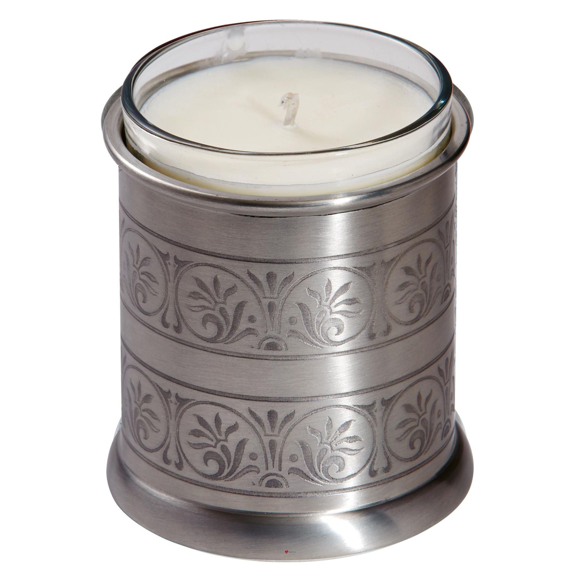 Medieval Candle Votive Holder Pewter Comes with Candle Perfect for Engraving
