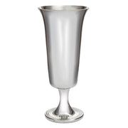 Flared Pewter Champagne Flute Wedding Gift Polished Perfect for Engraving