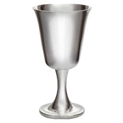 Pewter Goblet Large Bell Shaped 140ml Spun Bright Finish Perfect for Engraving