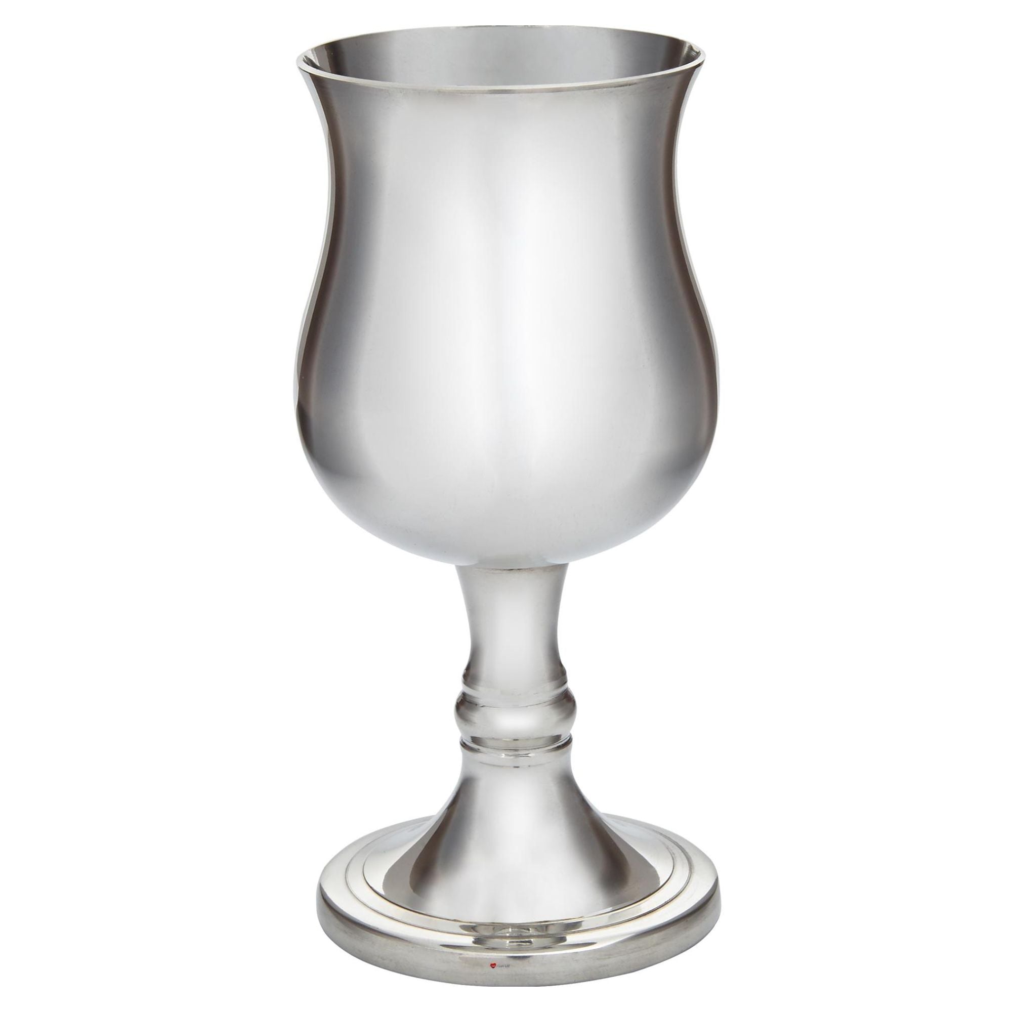 Pewter Georgian Wine Goblet Small 150ml Bright Polished Perfect for Engraving