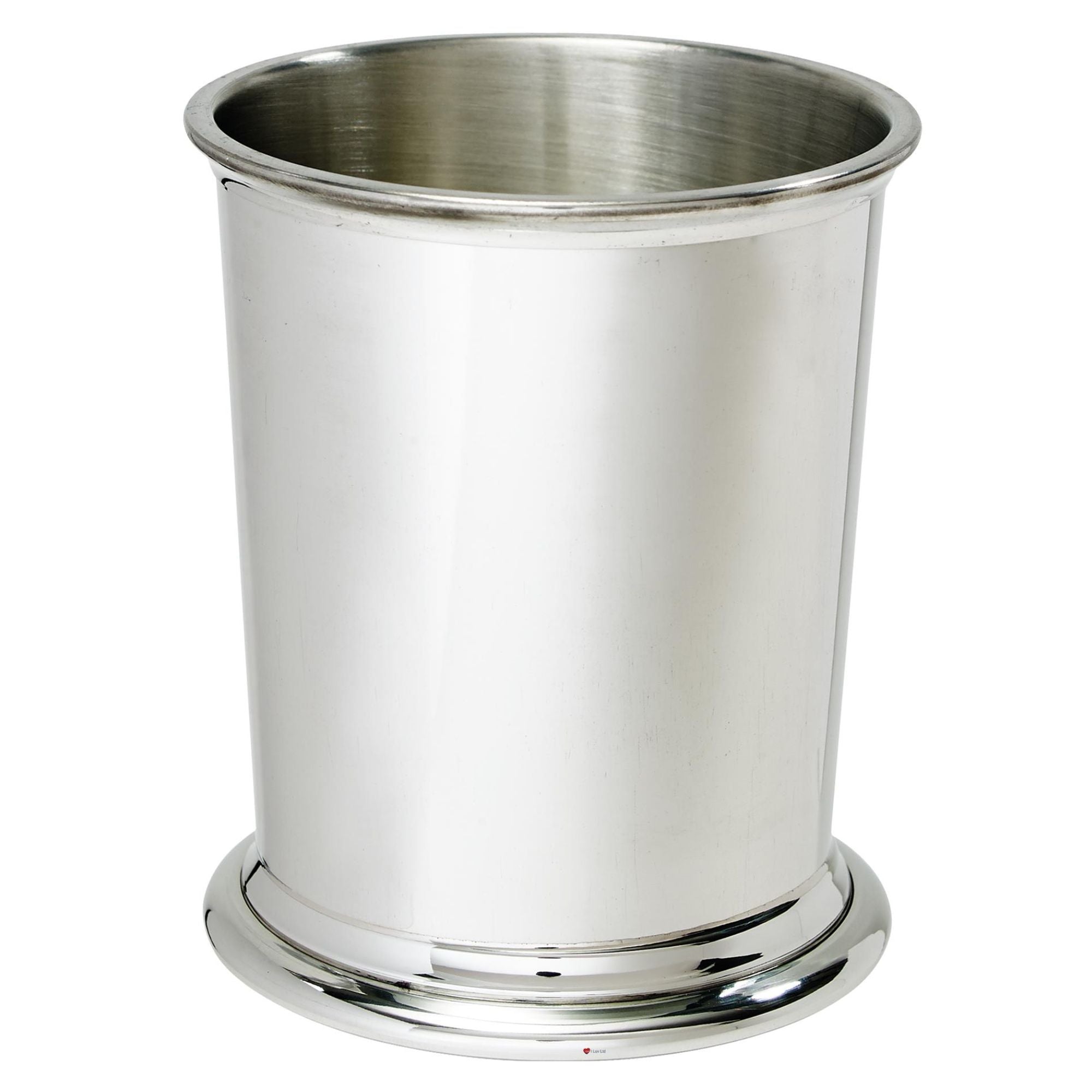 Half Pint Beaker in Pewter Plain Polished Mint Julep Cup Perfect for Engraving
