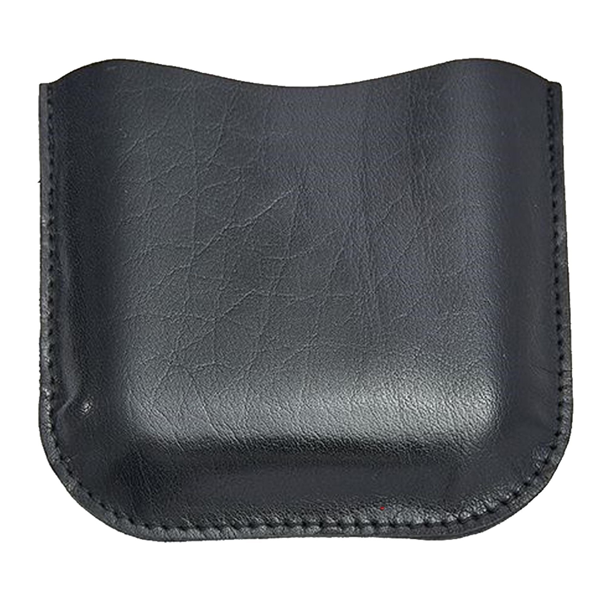 Black Leather Pouch Fits 6oz Pocket Hip Flasks Soft Leather Protects Flask