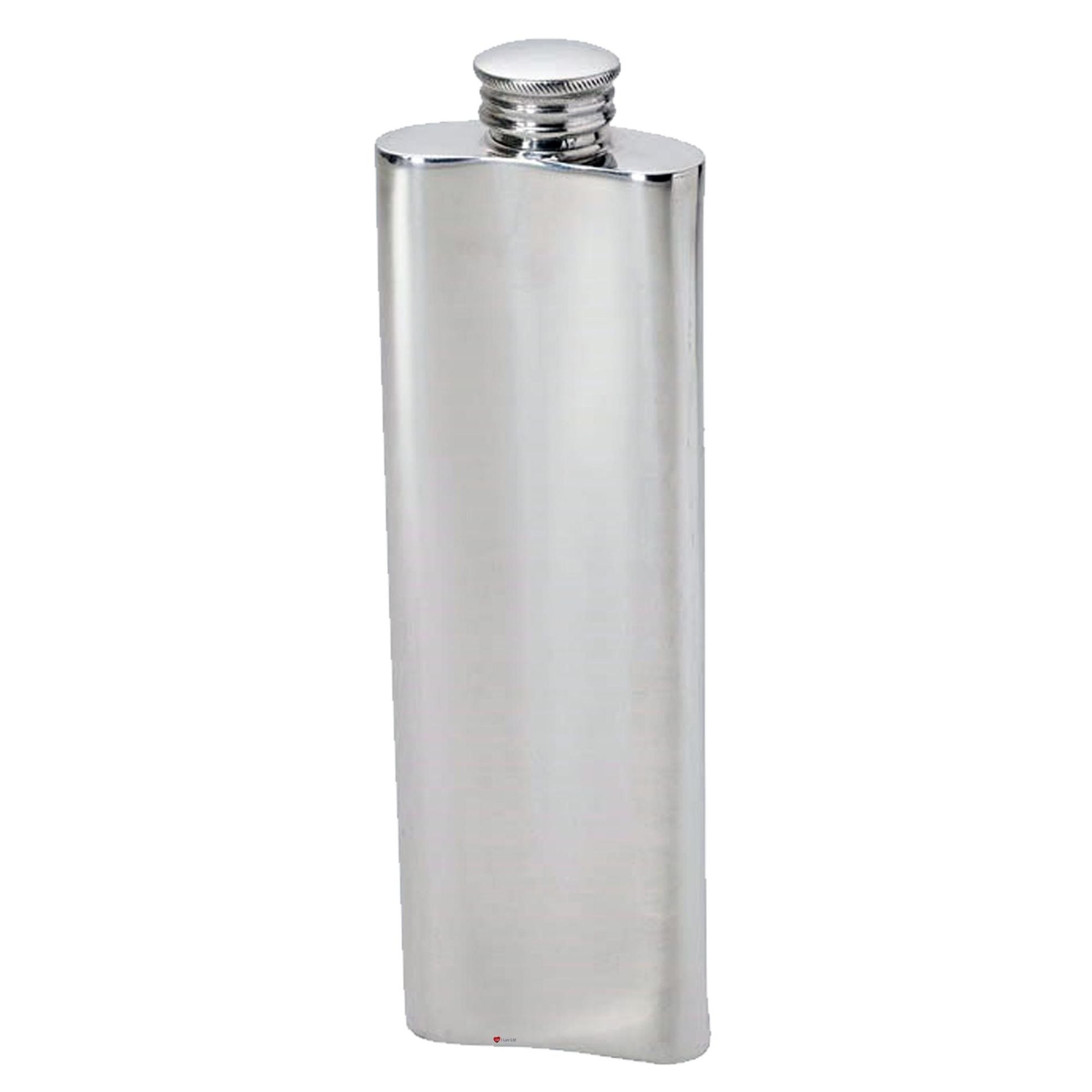 3oz Pewter Flask Embossed with Celtic Cross Polished Screw Perfect for Engraving