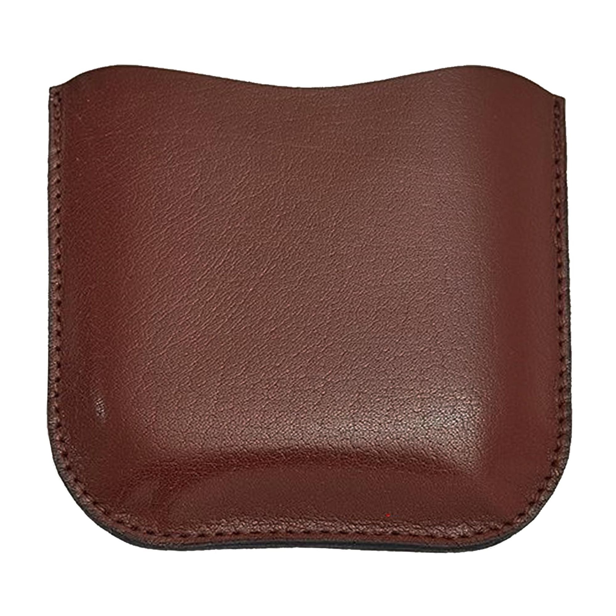 Brown Leather Pouch Fits 6oz Pocket Hip Flasks Soft Leather Protects Flask