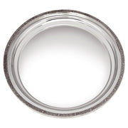 Round Pewter Tray Salver 300mm Wide With Celtic Trimming Ideal for Engraving