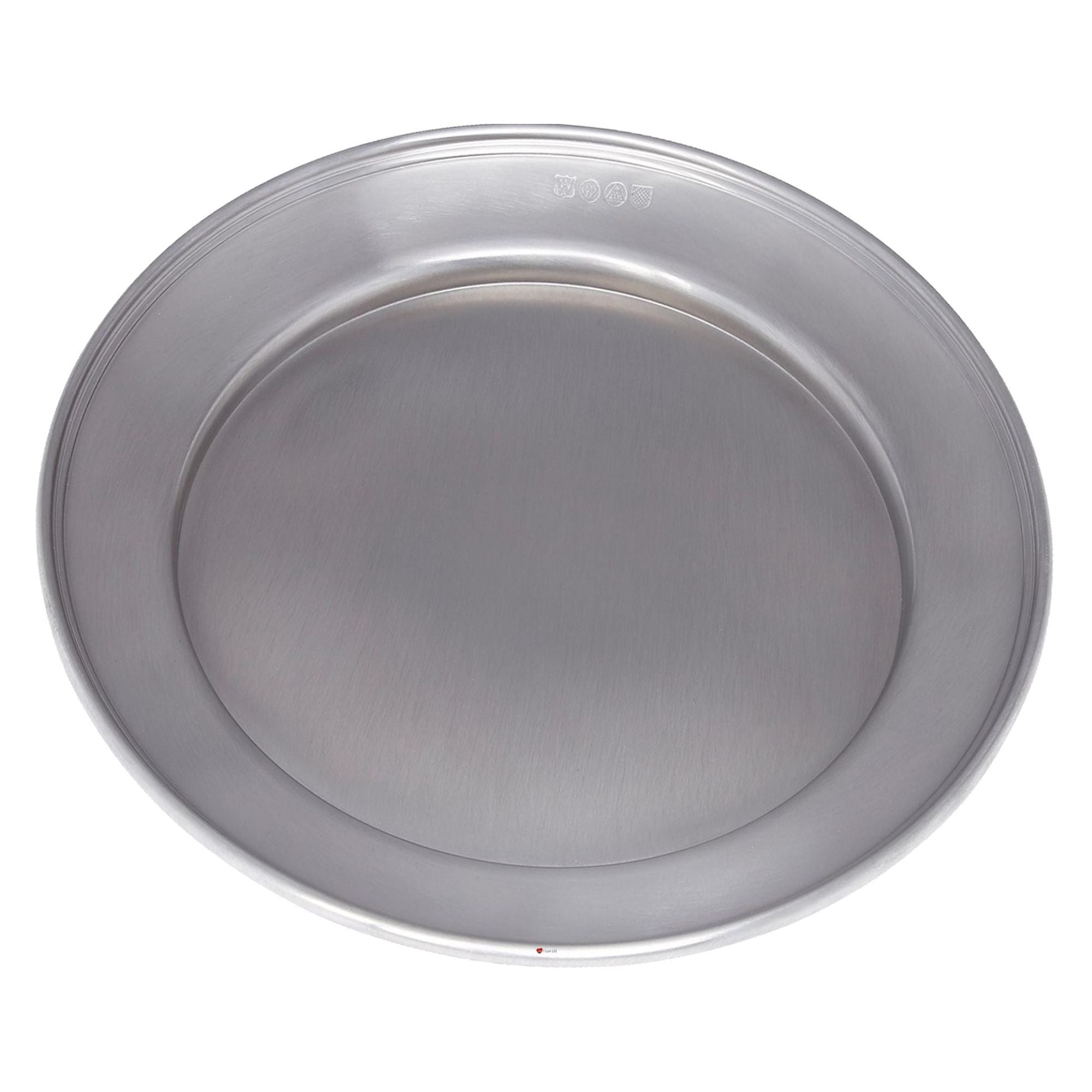 Medium Antique Pewter 8" Dessert Plate Perfect for Engraving Touchmarked on Rim