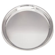 Large Round Pewter Tray Salver 240mm Wide Bright Polished Perfect for Engraving