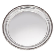 Large 12" Gadroon Rim Pewter Tray Salver 300mm Wide Celtic Perfect for Engraving