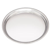 Medium Round Pewter Tray Salver 240mm Wide Bright Polished Perfect for Engraving