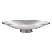 Shallow Footed Pewter Bowl with Short Foot Perfect for Engraving 205mm Diameter