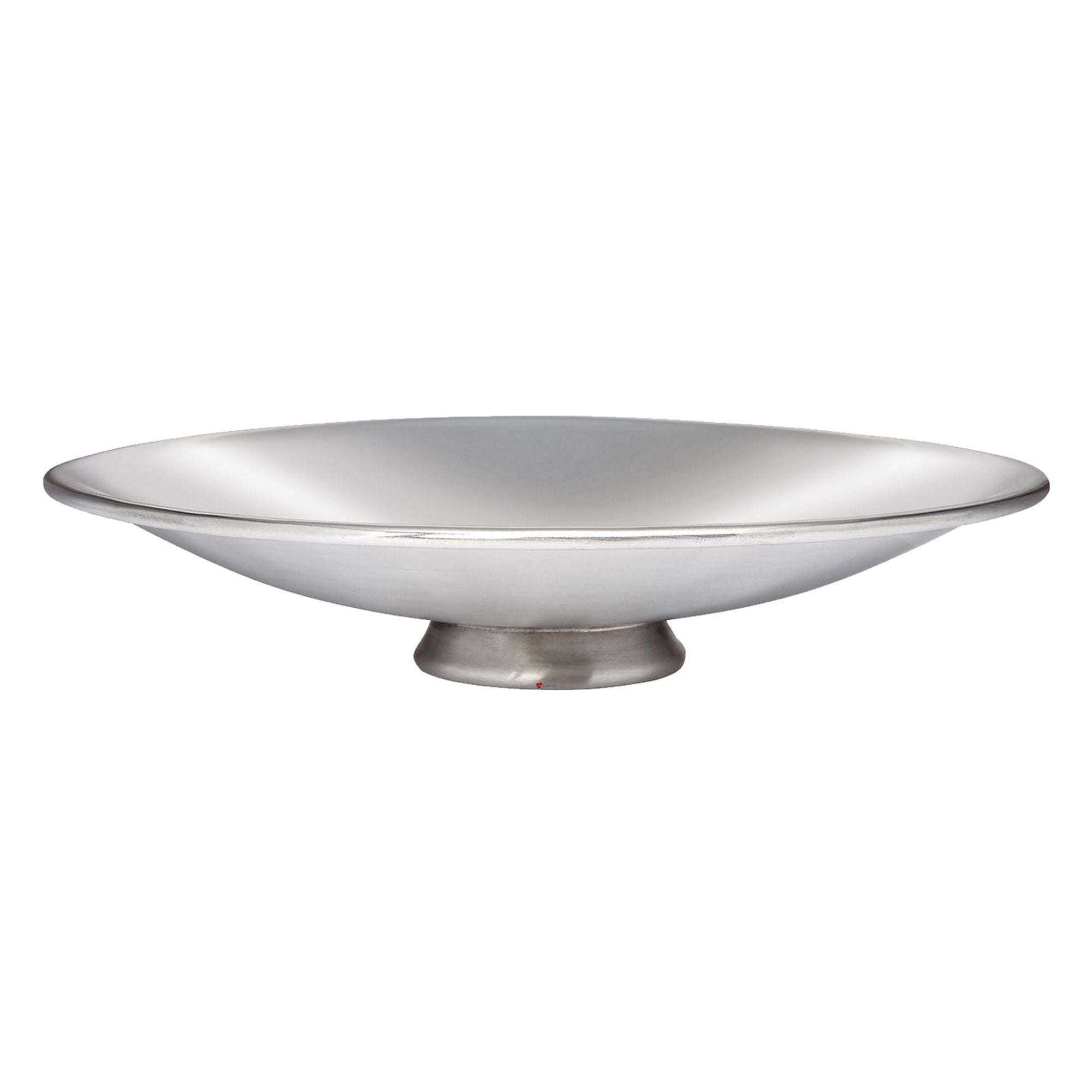 Shallow Footed Pewter Bowl with Short Foot Perfect for Engraving 205mm Diameter