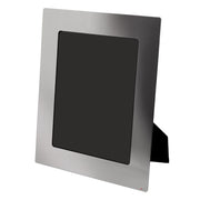 Metallic picture frame on a white background