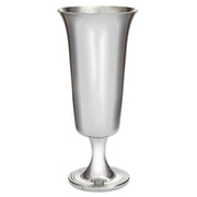 Flared Pewter Champagne Flute Wedding Gift Polished Perfect for Engraving