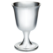 Pewter Goblet Small Bell Shaped 100 ml Spun Bright Finish Perfect for Engraving
