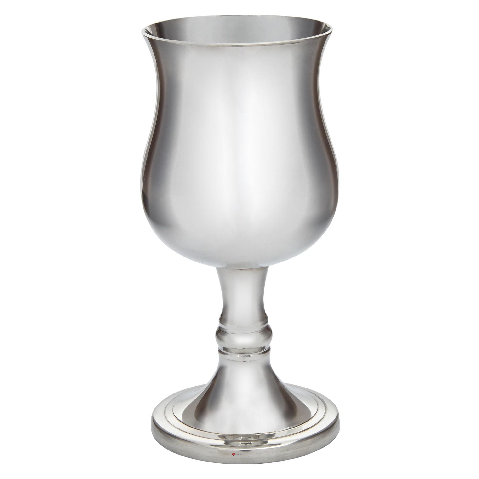 Pewter Georgian Wine Goblet Small 150ml Bright Polished Perfect for Engraving