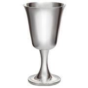 Pewter Goblet Large Bell Shaped 140ml Spun Bright Finish Perfect for Engraving